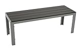 DEGAMO Gartenbank Hockerbank Sorano 2-sitzer 120cm, Gestell...
